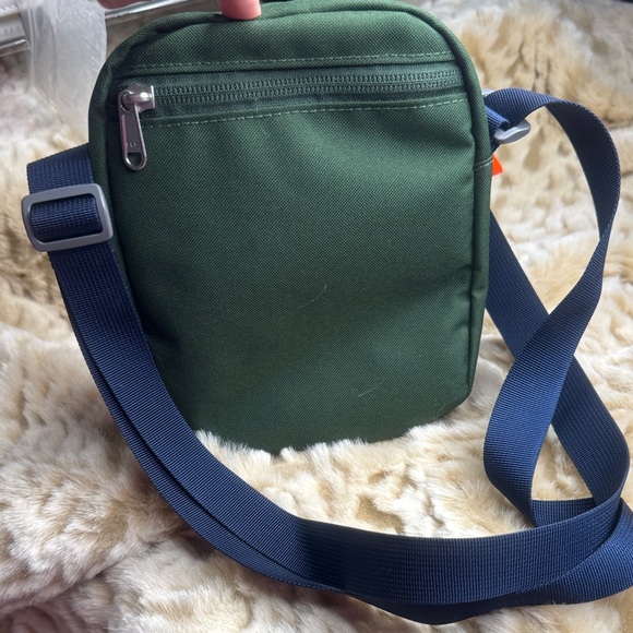 The North Face Forest Green Crossbody Bag with Orange Accents - Picture 4 of 6